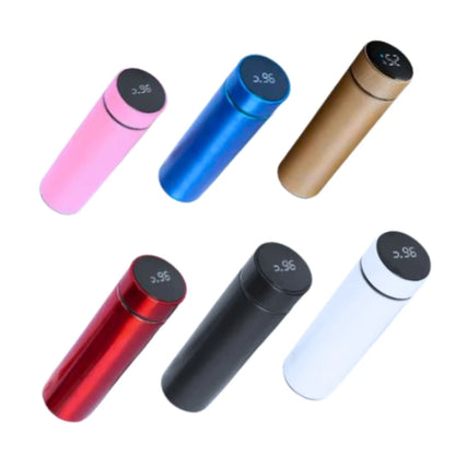 Garrafa Térmica Inteligente com Display LED – Saiba a Temperatura com um Toque! Quente ou fria!