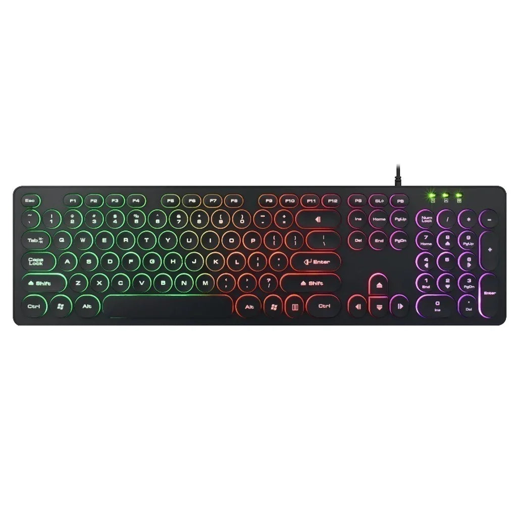 Teclado Gamer Knup LED – Desempenho, Estilo e Precisão em Cada Toque