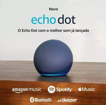 Alexia Echo 5 Geração Dot Alto-falante Inteligente Blue Cor Azul-marinho