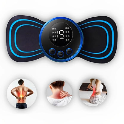 Massageador Elétrico Portátil – 10 Velocidades, Recarregável e Ideal para Pescoço e Costas