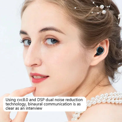 Fone de Ouvido Bluetooth In-Ear (Intra-auricular) – Leve e Sem Fio
