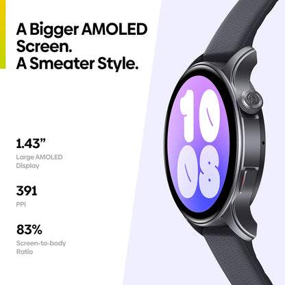 Smartwatch Zeblaze Btalk 3 GPS - AMOLED, Chamadas Bluetooth e Monitoramento de Saúde Premium