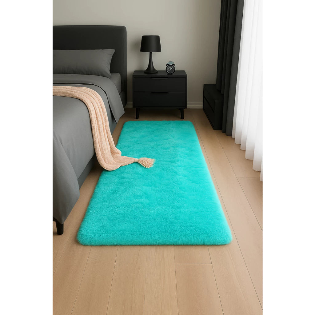 Tapete Passadeira Felpudo Peludo 2.00 m X 0.60 m